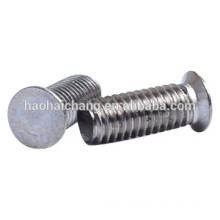 Varied railway metal clips screws and fasteners